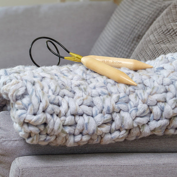Moss Stitch Blanket Premier Yarns