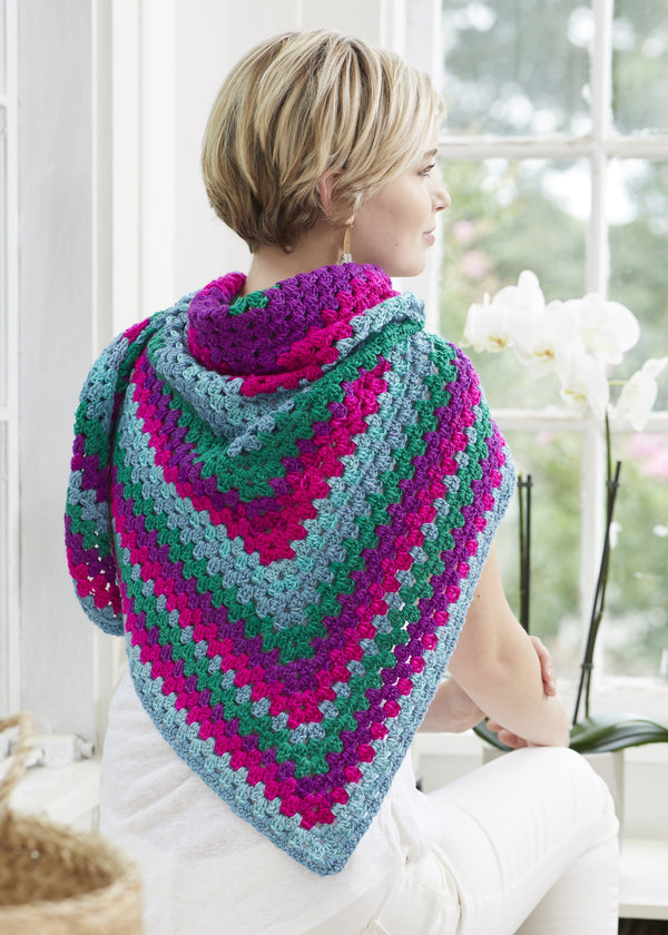 Easy Granny Stitch Shawl