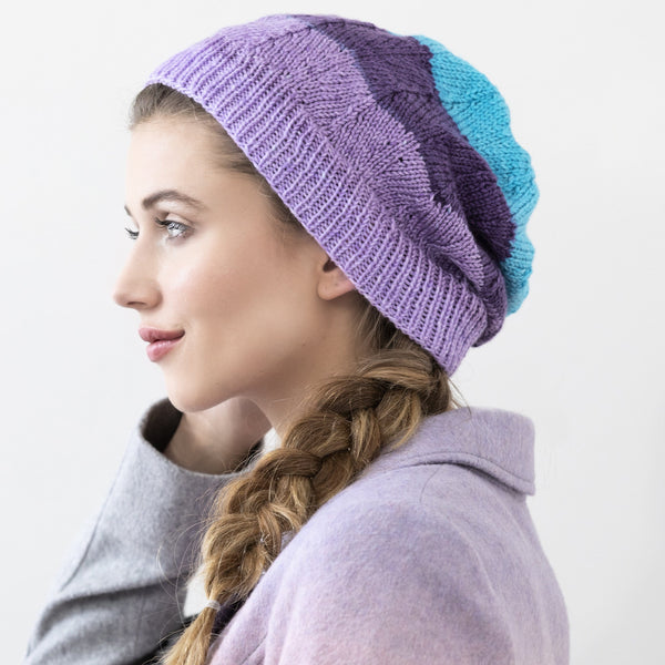 Slouchy Chevron Hat