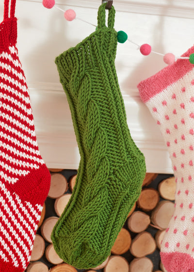Bulky Cabled Stocking