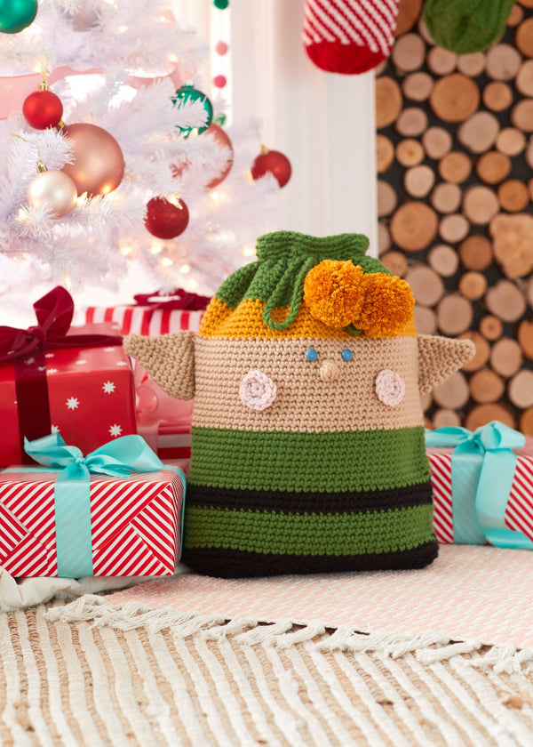 Crochet Elf Gift Bag