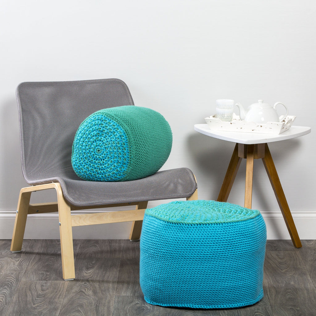 Crochet Poufs Premier Yarns
