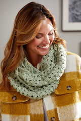 Open Fan Stitch Cowl