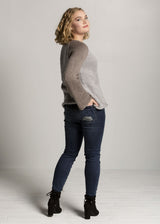 Two Toned Bellsleeve Sweater