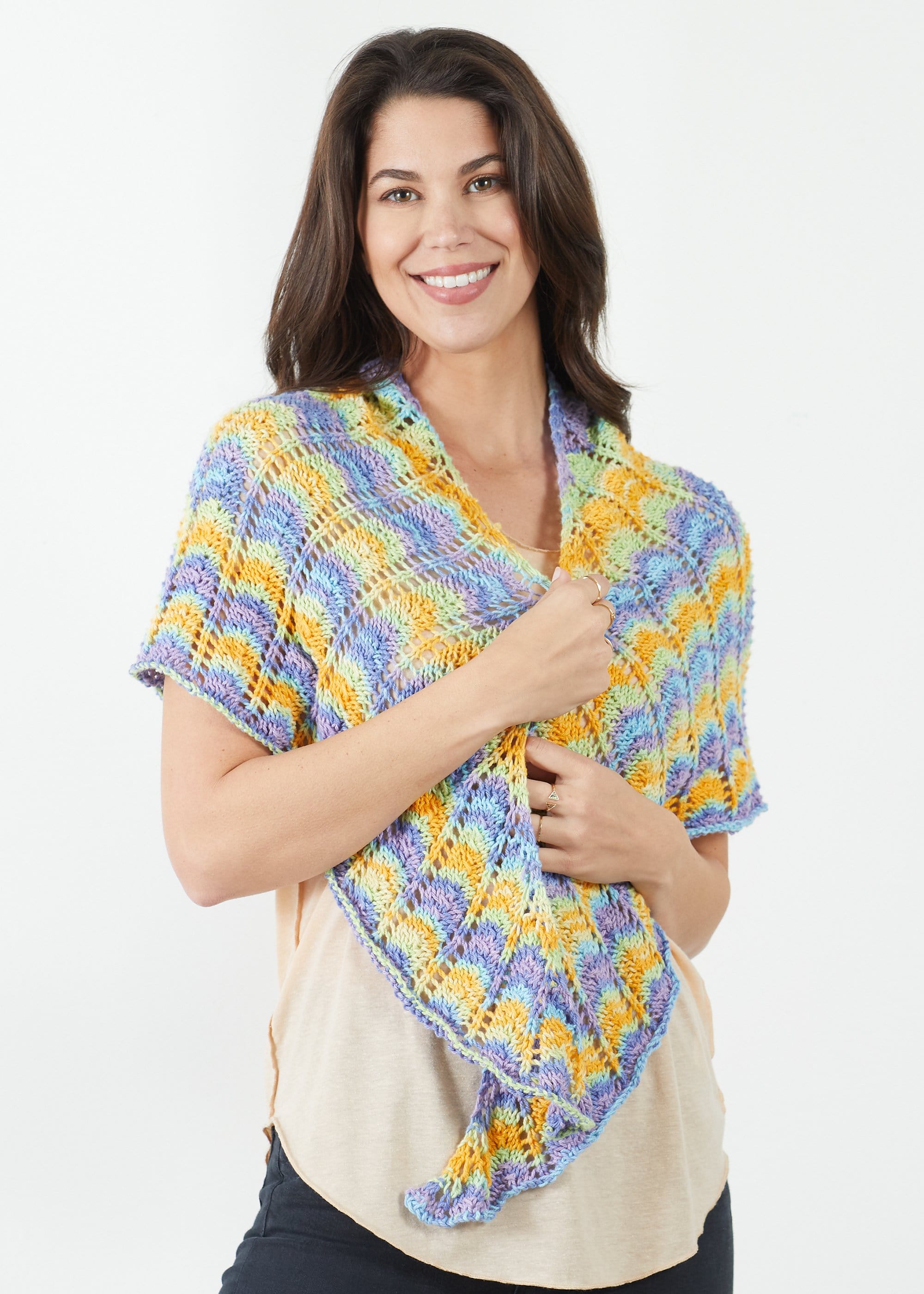 Razor Shell Shawlette – Premier Yarns