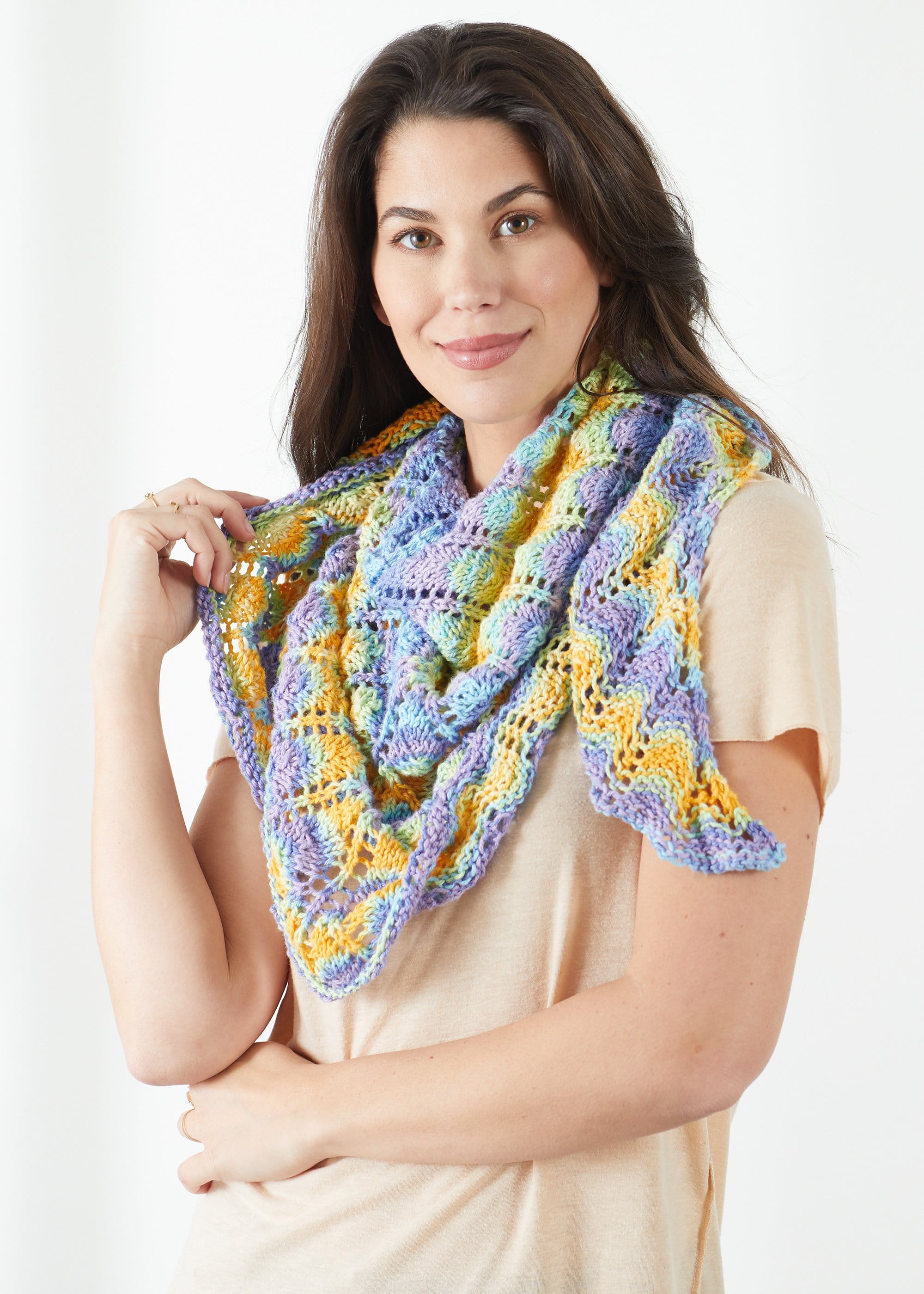Razor Shell Shawlette – Premier Yarns