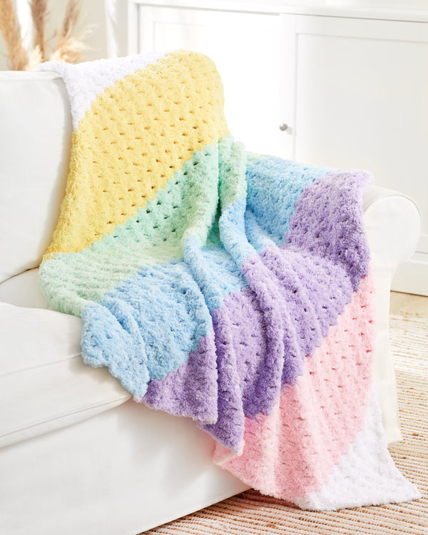 Color Block Baby Blanket – Premier Yarns