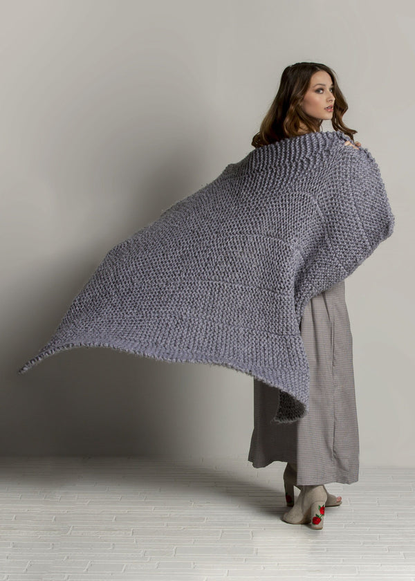 Double Garter Throw