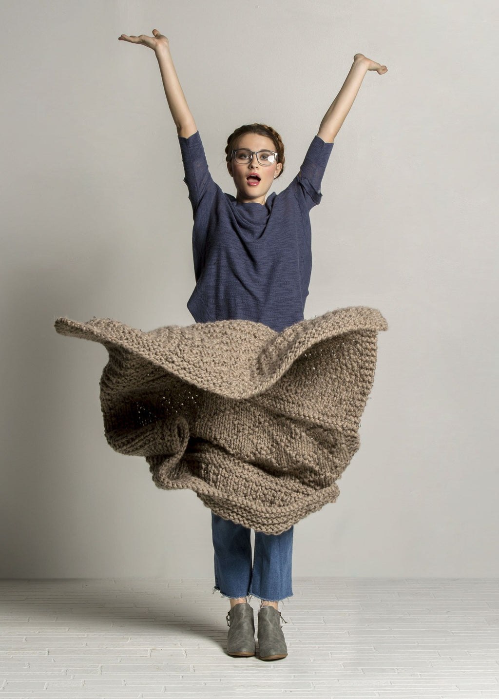 Gansey Throw – Premier Yarns