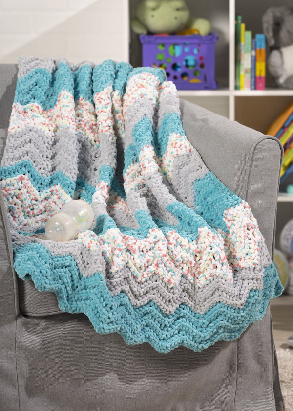 Chevron Crochet Baby Blanket