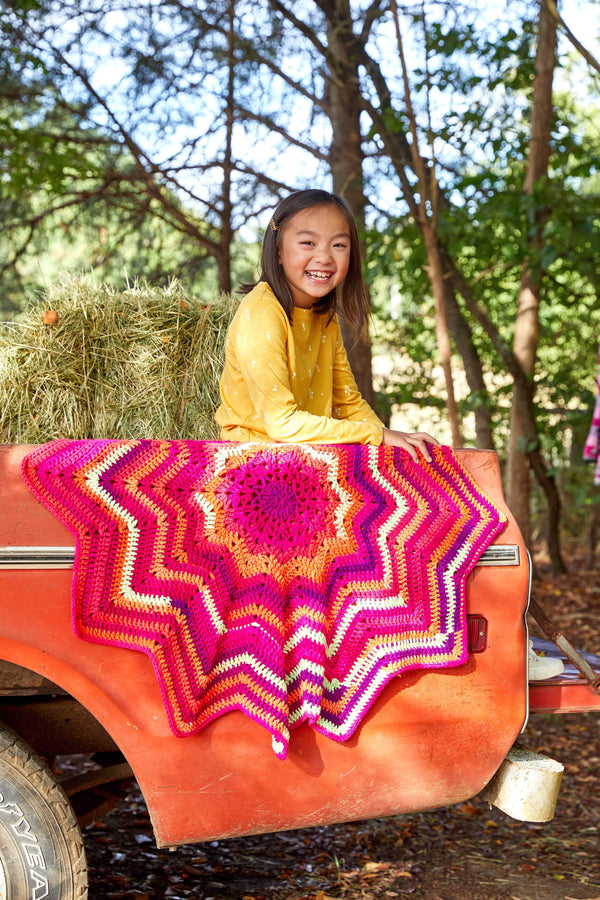 Radiant Ripple Afghan – Premier Yarns