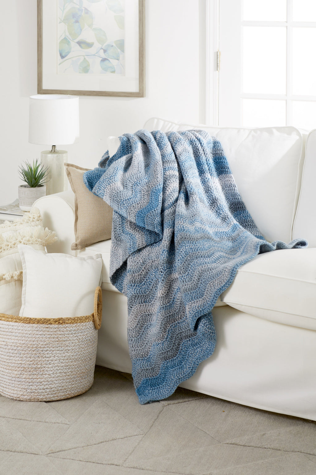 Radiant Ripple Afghan – Premier Yarns