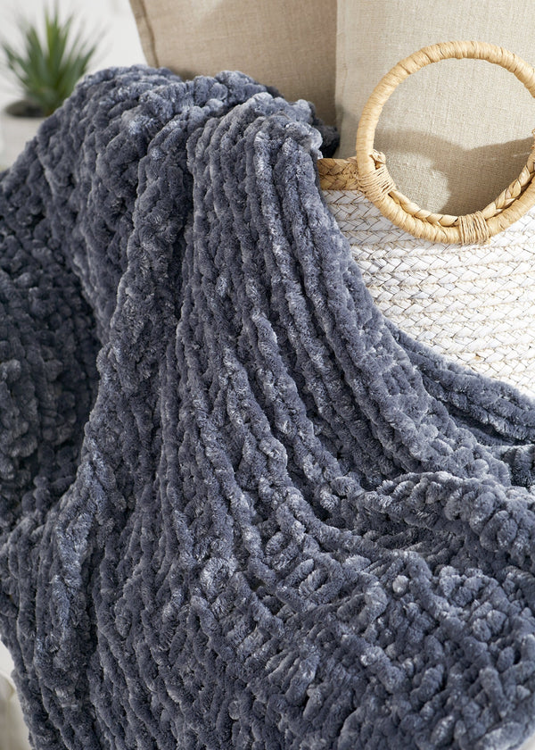 Retro Knit Throw