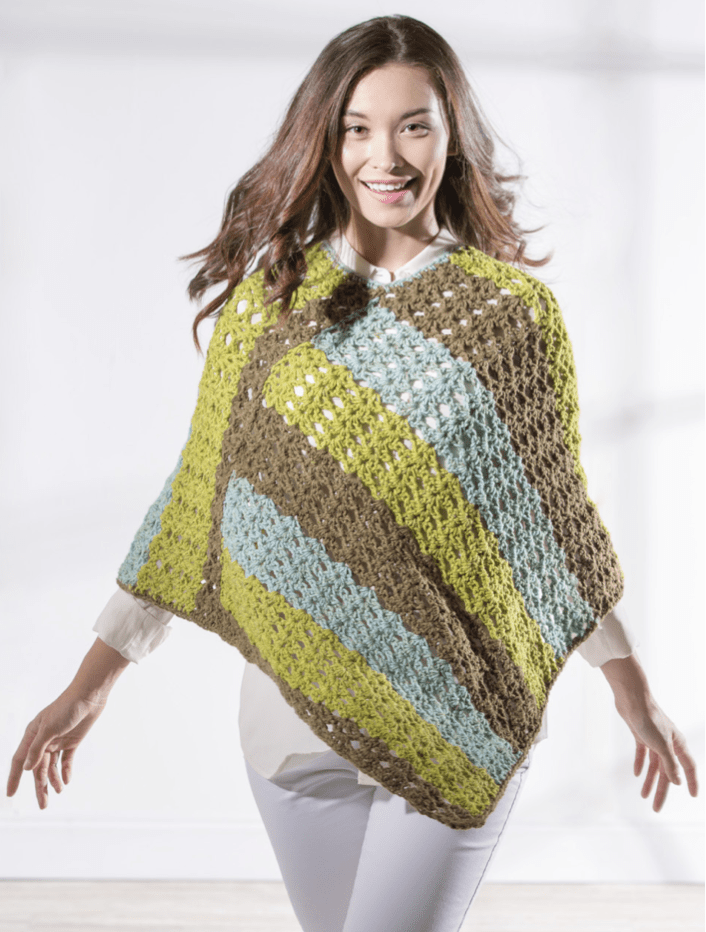 Premier® Star Stitch Crochet Poncho – Premier Yarns