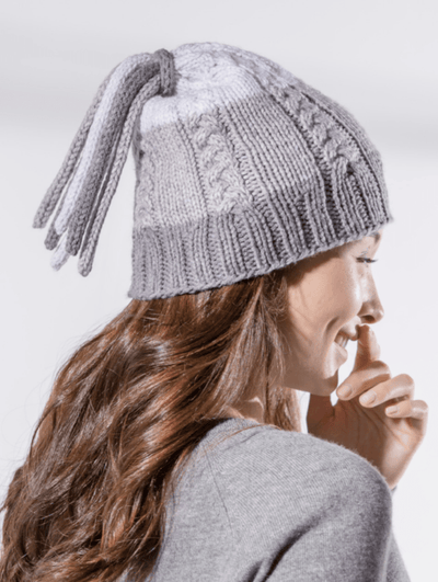 Knit shop tassel hat