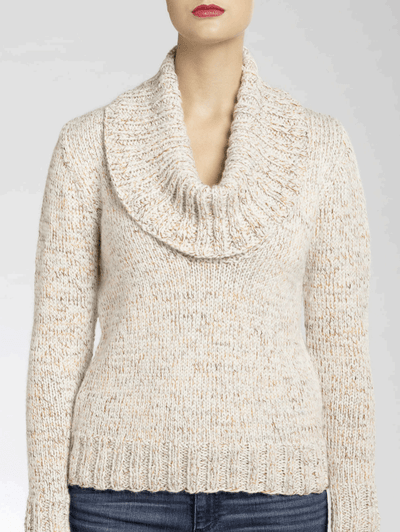 Isaac Mizrahi® Craft™ University Cowl Knit Pullover