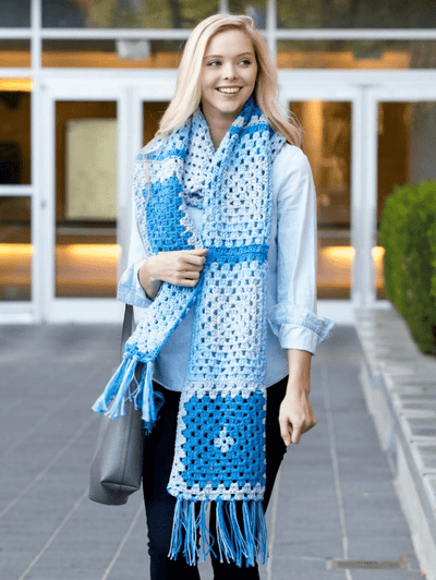 Premier® Great Granny Crochet Scarf