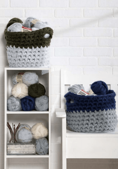 Premier® Colorblock Olive & Navy Baskets