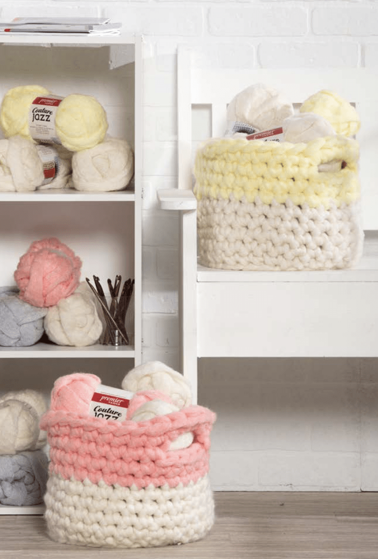 Colorblock Pastel Baskets – Premier Yarns