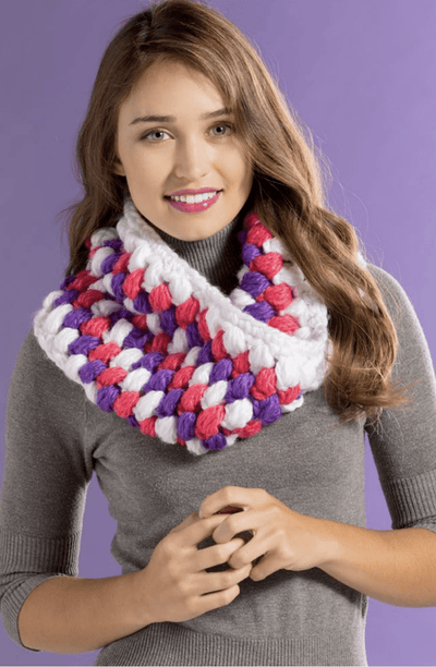 Puff Stitch Cowl