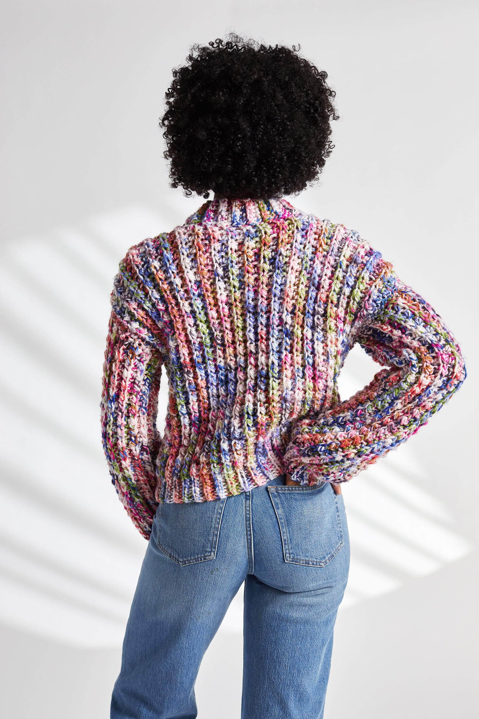 Crinkle Rib Pullover – Premier Yarns