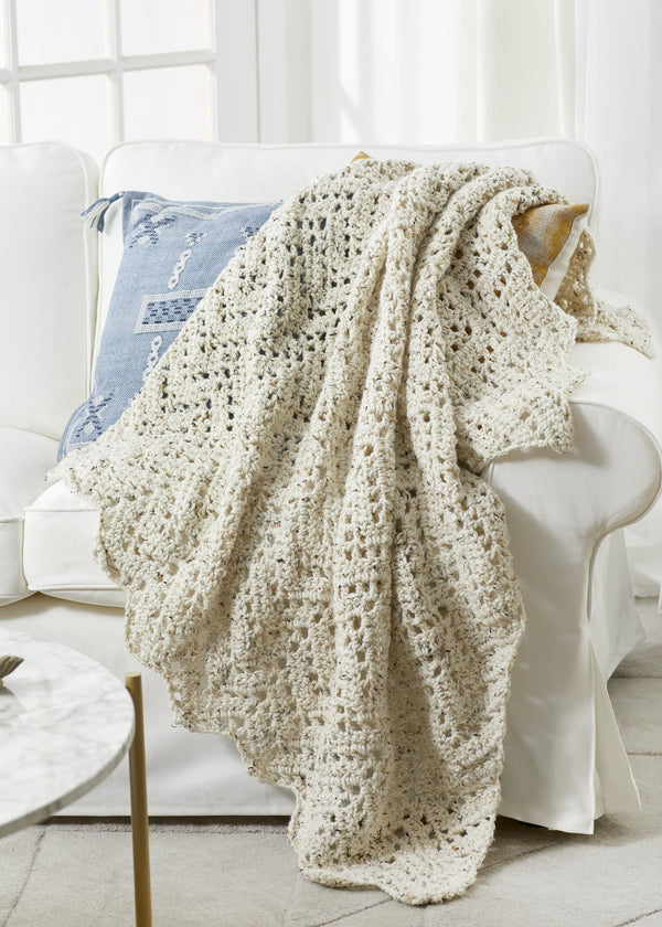 Eyelet Chevron Blanket