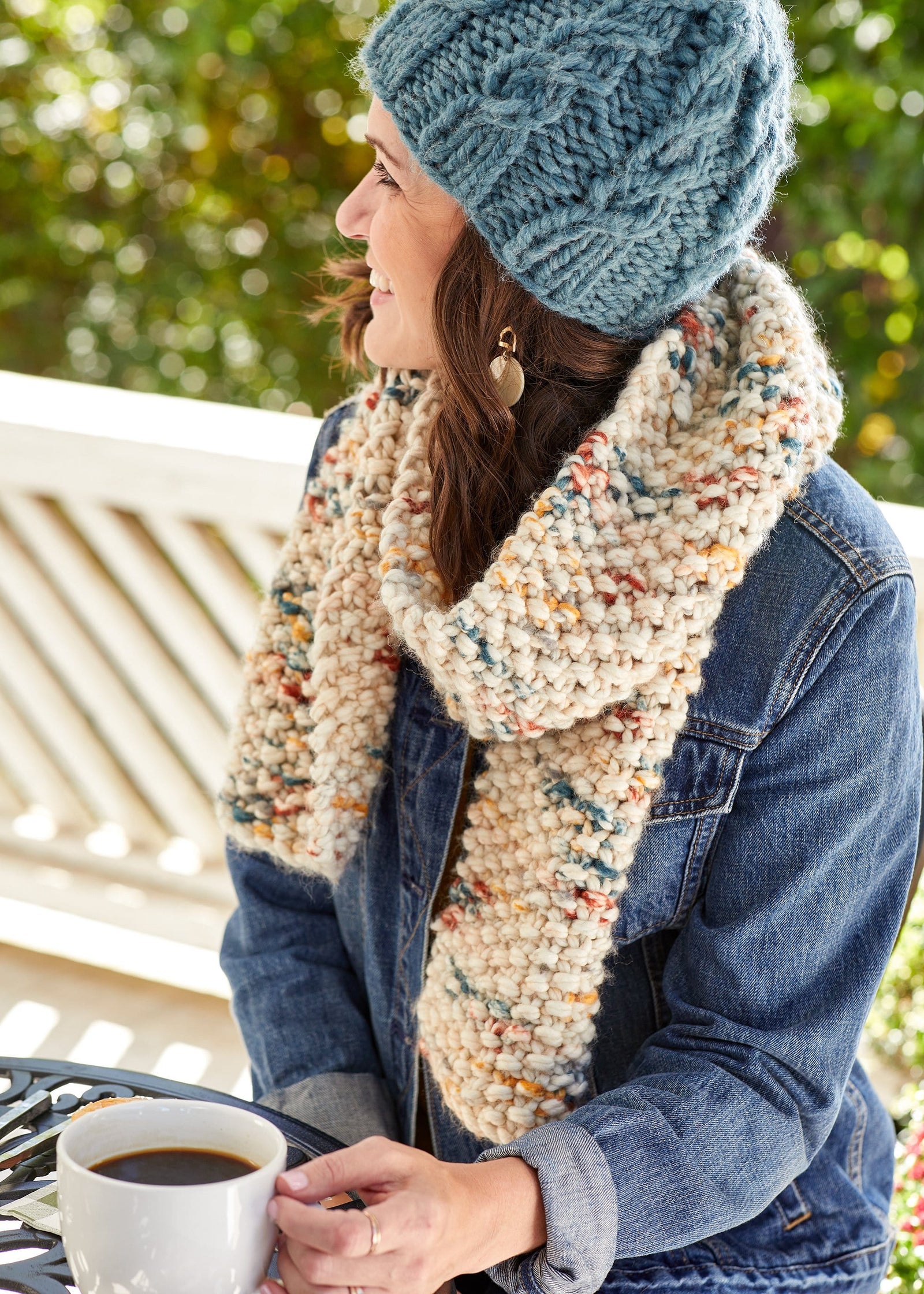 seya. 23AW cliff knit 12GG washable wool