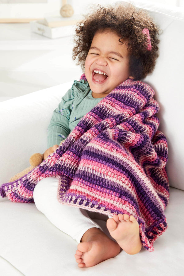Color Block Baby Blanket – Premier Yarns