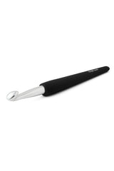 Single Ended Aluminum Crochet Hooks - Black