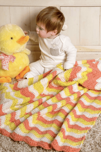 Premier® Ripple Crochet Baby Blanket