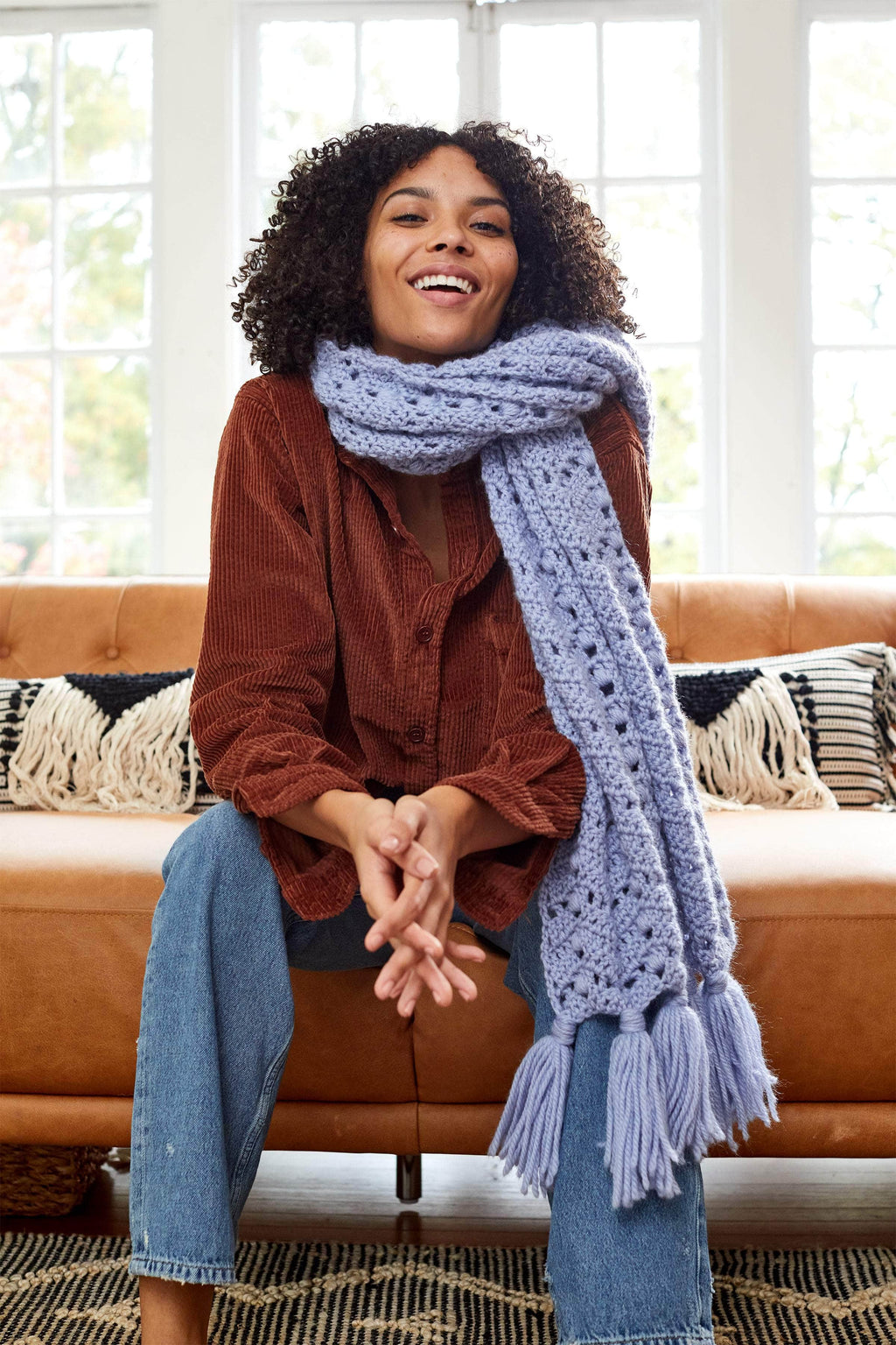 Dotted Ripple Wrap – Premier Yarns