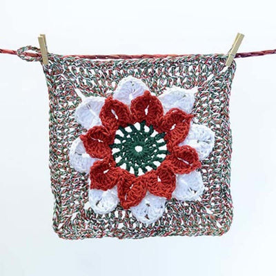 Premier® Poinsettia Washcloth