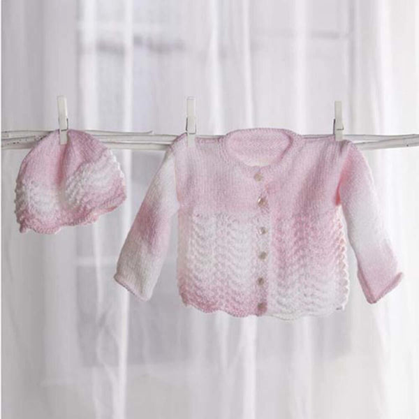 Premier® Ripple & Fan Cardigan and Cap Free Download