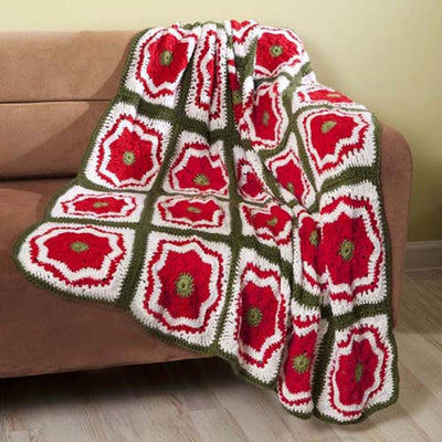 Premier® Christmas Flower Throw Free Download
