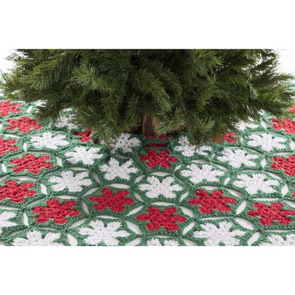 Premier® Poinsettia Tree Skirt Free Download