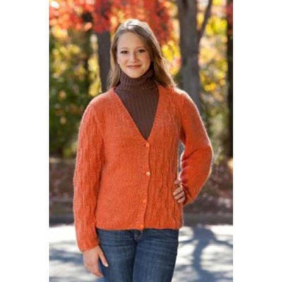 Mock-Cable Cardigan
