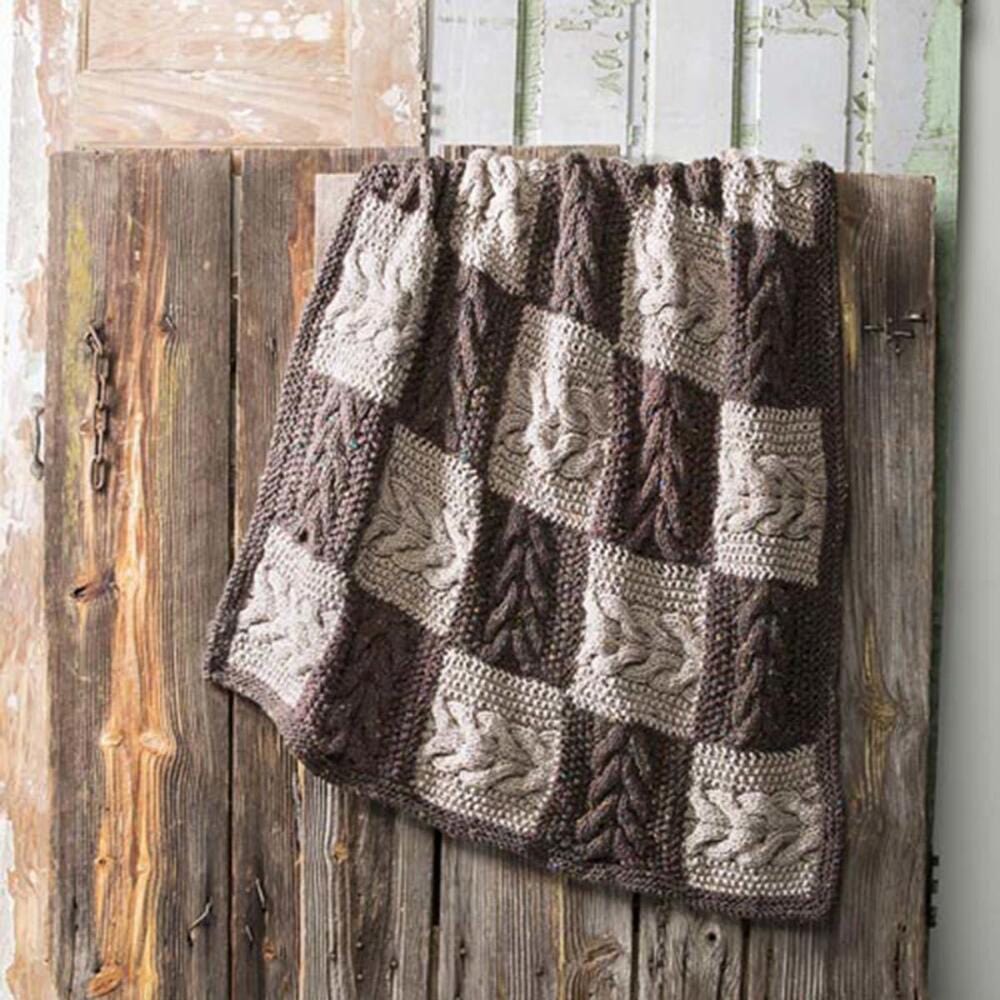 Chasing Cable Chasing Cables Throw – Premier Yarns