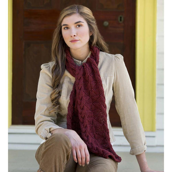 Downton Abbey Mirrored Cable Scarf Free Download