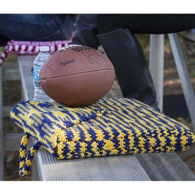 Team Spirit Crochet Seat Cushion