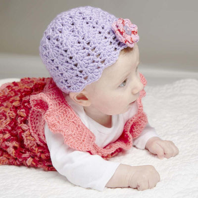 Isaac Mizrahi® Craft™ Beauty Shell-Stitch Crochet Cap