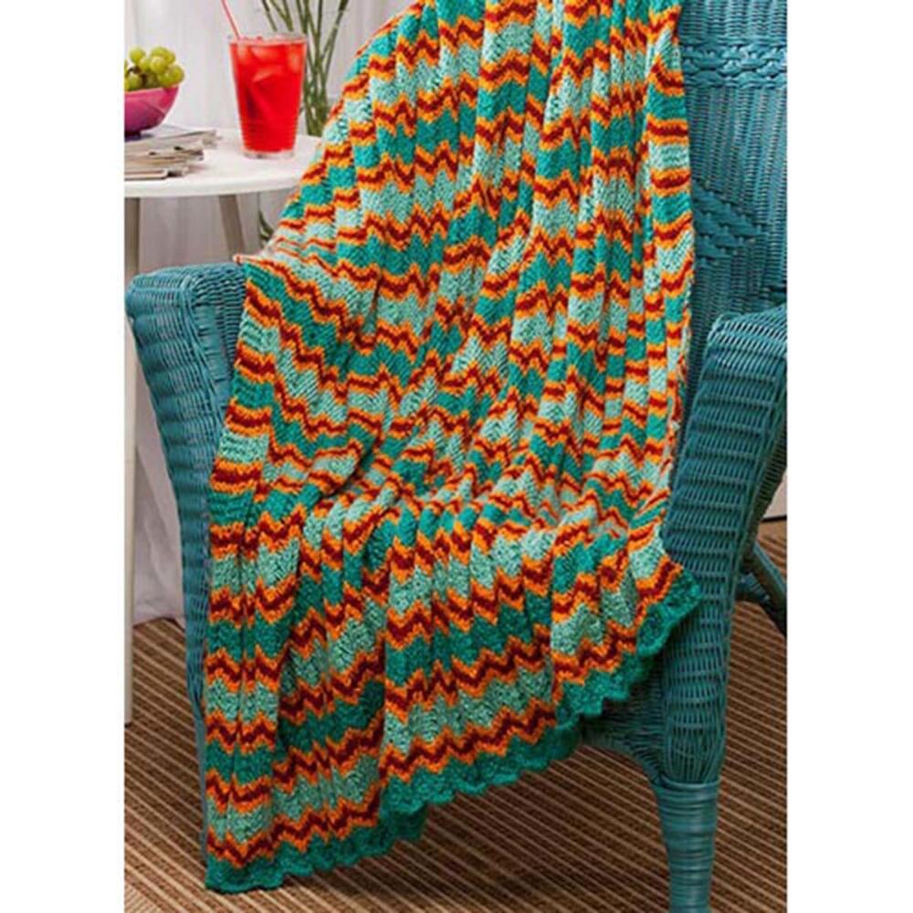 Southwest Ripple Throw – Premier Yarns