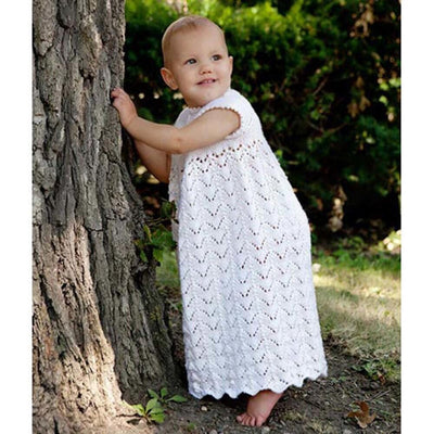 GORGEOUS CROCHET DRESS PATTERN /BAPTISM GOWN LEFT HAND VIDEO Baby frock  with delicate crochet stitch - YouTube