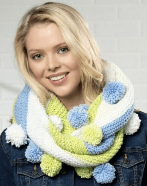 Premier® Pom Pom Infinity Scarf