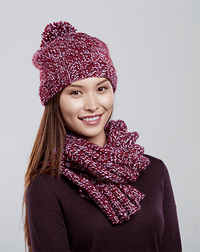 帽子 PERVERZE Knit Cap and Scarf / Gray 帽子 PERVERZE Knit Cap and Scarf / Gray 帽子 PERVERZE Knit