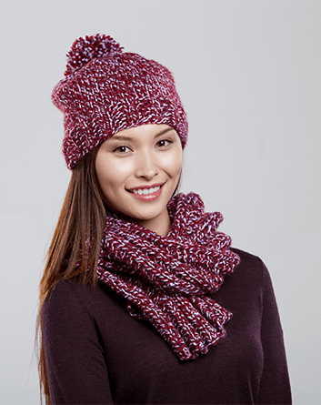 Jackie’s Hat and Scarf Set