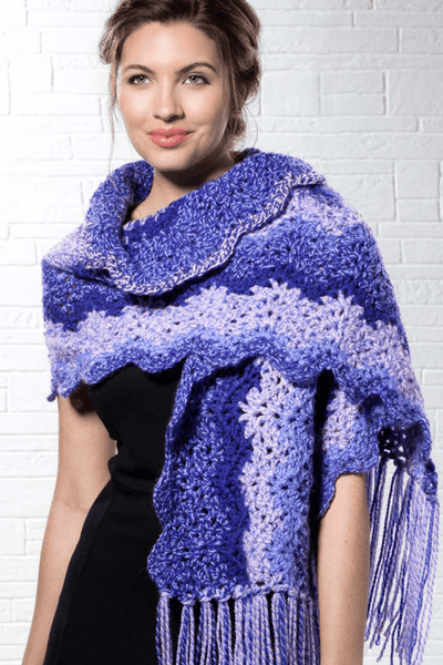 Premier® Ripple Crochet Shawl