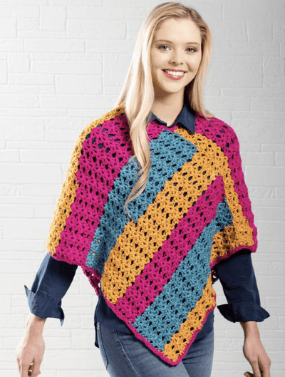 Premier® Star Stitch Crochet Poncho