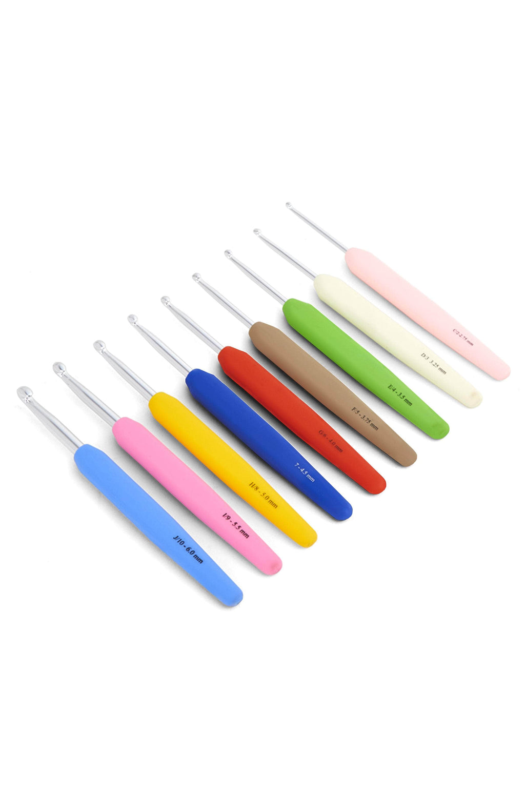 Waves Crochet Hook Set - 9 Sizes - Pink from KnitPro